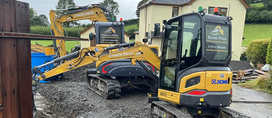 Landscaping & Groundworks project in Carmarthenshire